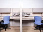 Комплект офисной мебели 4000x2030x1670 мм Teknion ДСП Бежевый Канада (ГРСР-07092)