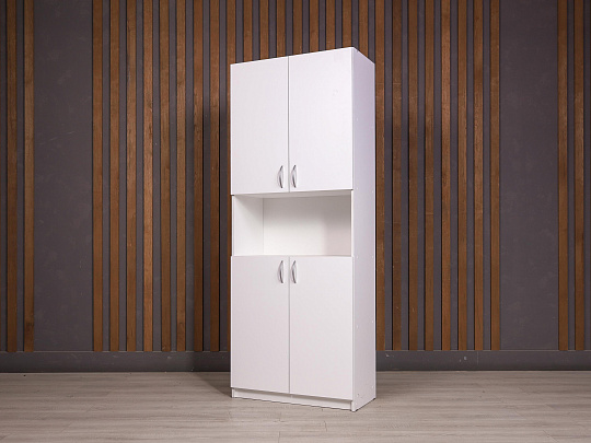 Шкаф для документов ДСП Белый Россия