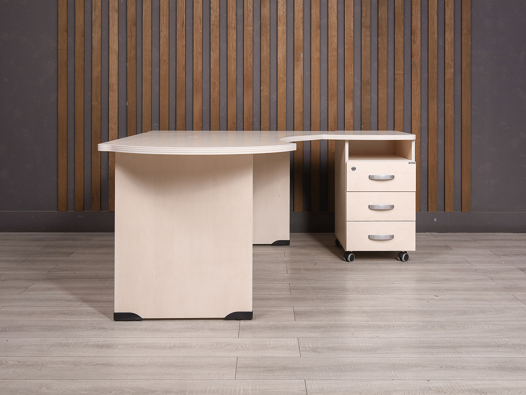 Стол с тумбой Berlin ДСП Дуб Россия (2156-30105)