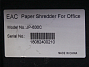 Шредер JP 830C Wallner Пластик Чёрный Россия (9621-18123)