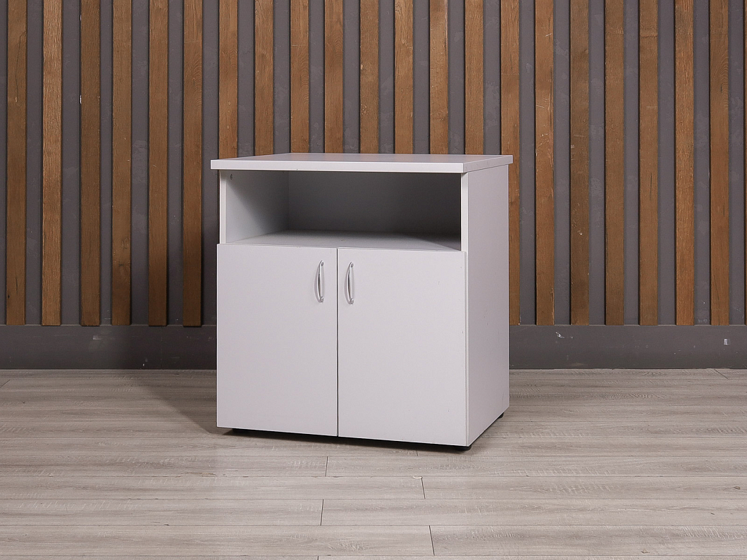 Тумба под оргтехнику ДСП Серый Россия (243643-28105)