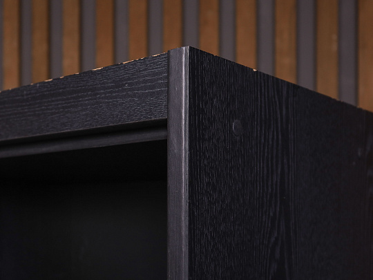 Шкаф-стеллаж для документов ДСП Чёрный Россия