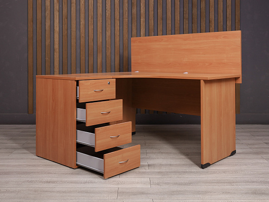 Стол с тумбой ДСП Ольха Россия