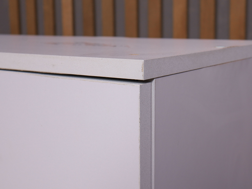 Тумба под оргтехнику ДСП Серый Россия (243645-28105)