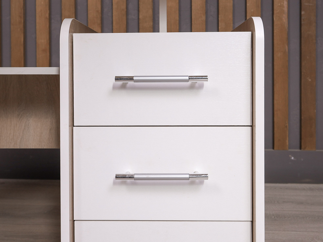 Стол с тумбой ДСП Ясень шимо Россия (2174-29125)