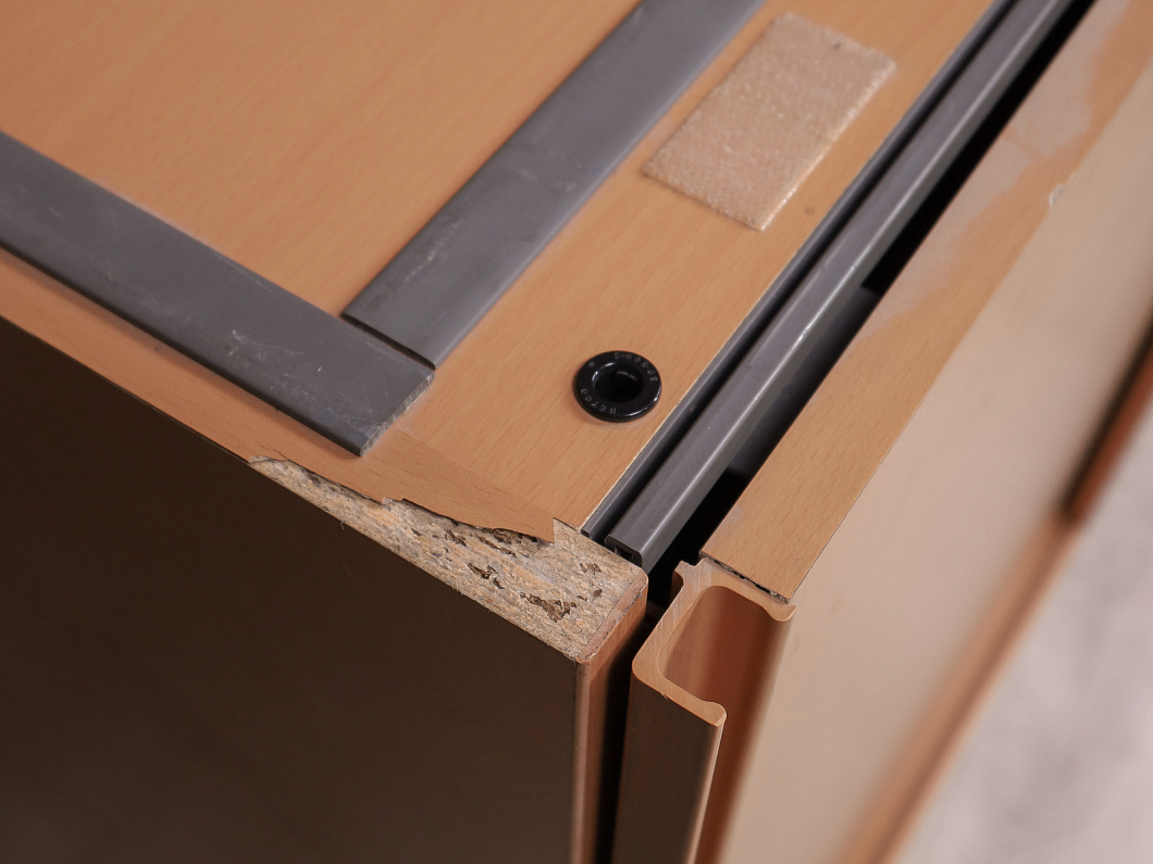 Тумба под оргтехнику Bene ДСП Бук Италия (243534-11085)