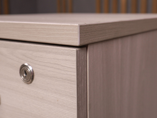 Тумба подкатная ДСП Ясень шимо Россия