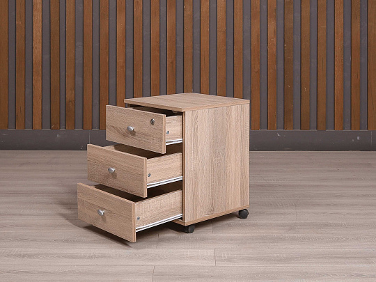 Тумба подкатная ДСП Ясень шимо Россия