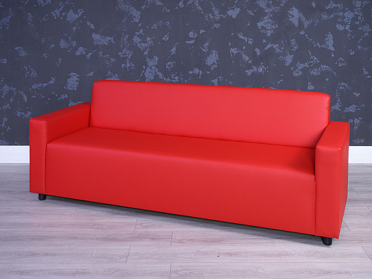 Диван Искусственная кожа Красный Россия