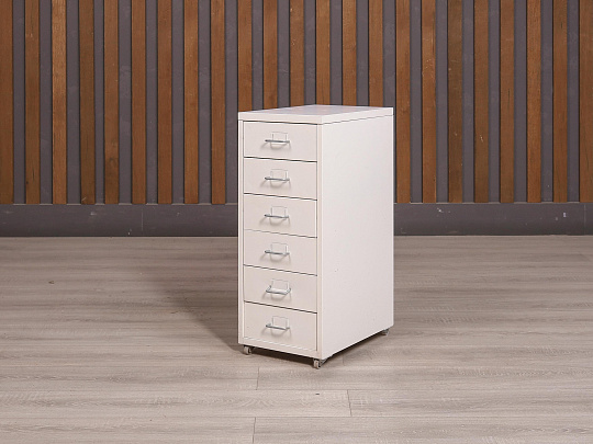 Тумба подкатная Металл Белый Россия