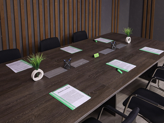 Стол для переговоров ДСП Ясень шимо Россия