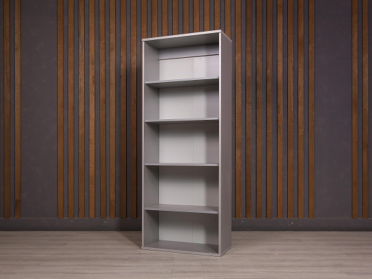 Шкаф-стеллаж для документов ДСП Серый Россия