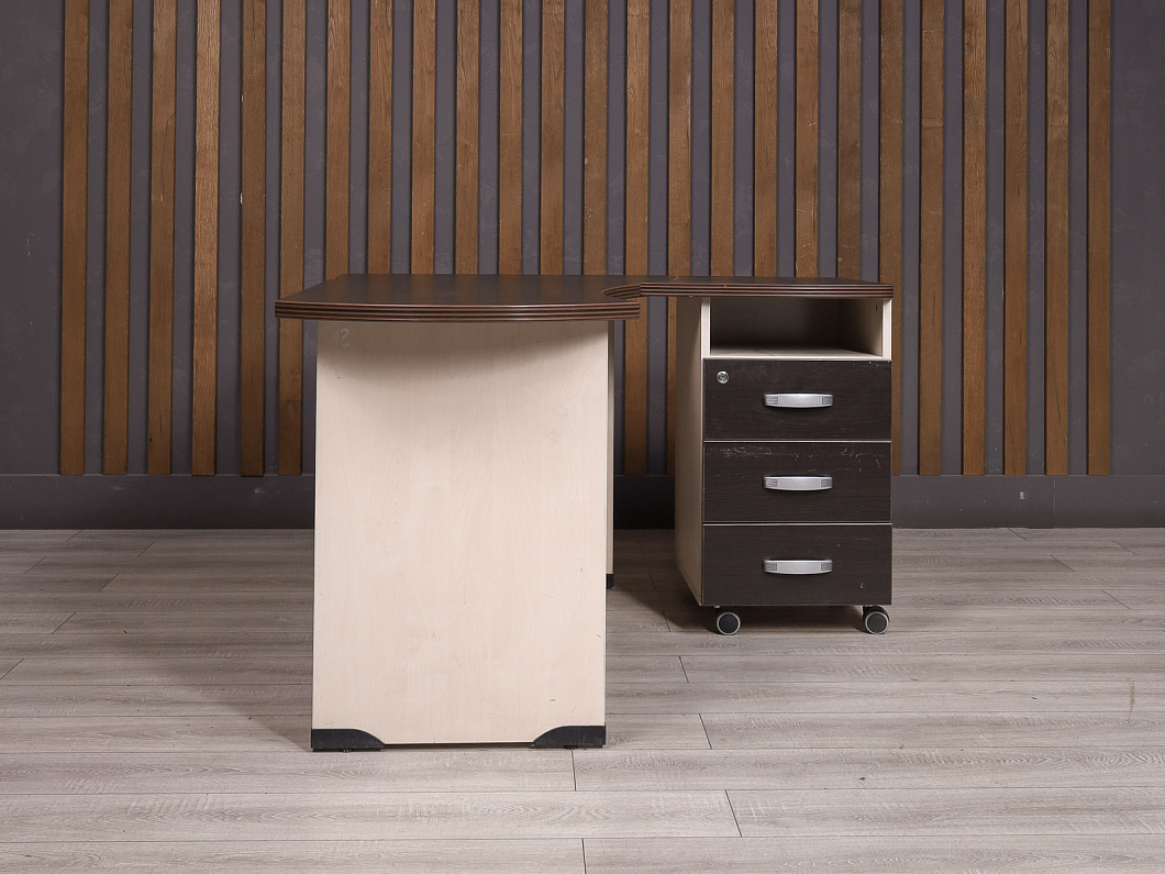 Стол с тумбой Berlin ДСП Венге Россия (21541-02105)