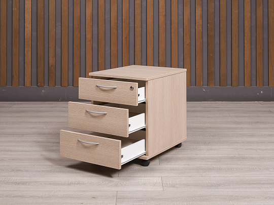 Тумба подкатная ДСП Ясень шимо Россия