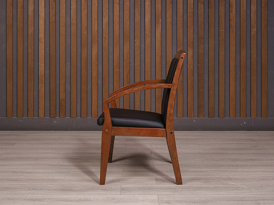 Конференц-кресло Искусственная кожа Чёрный Россия