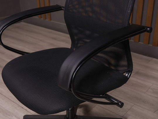 Офисное кресло EasyChair Ткань Чёрный Россия