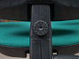 Кресло на колесах для персонала Престиж Ткань Чёрный; Зелёный Россия (020-00000)