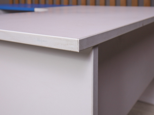 Стол с тумбой ДСП Серый Россия