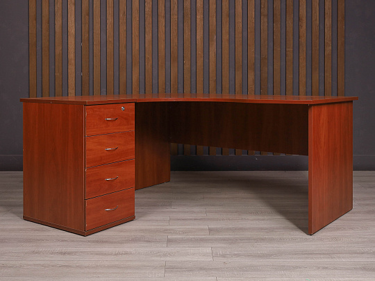 Стол с тумбой ДСП Вишня Россия