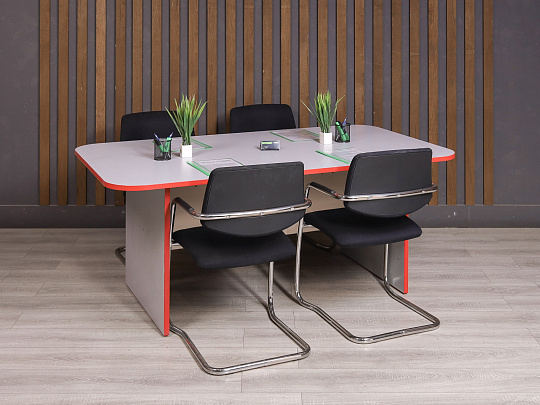 Стол для переговоров ДСП Серый Россия