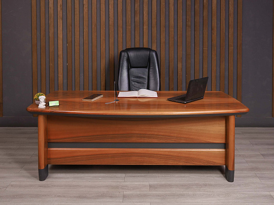 Стол руководителя МДФ Орех Россия