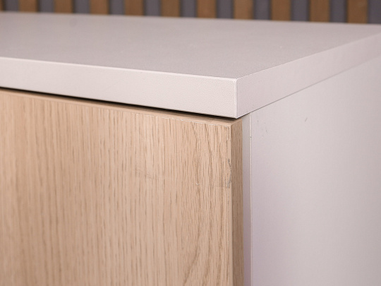 Шкаф для документов ДСП Ясень шимо Россия