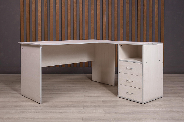 Стол с тумбой ДСП Дуб Россия