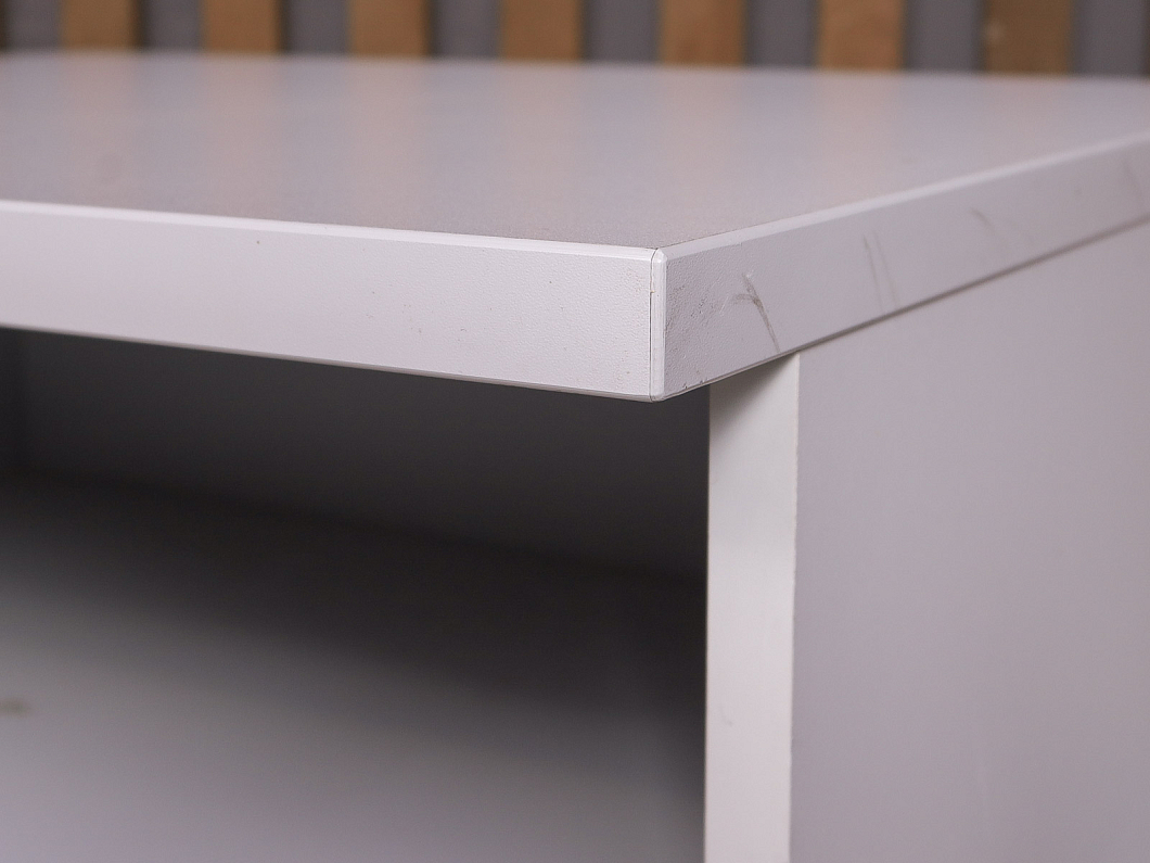 Тумба под оргтехнику ДСП Серый Россия (243643-28105)