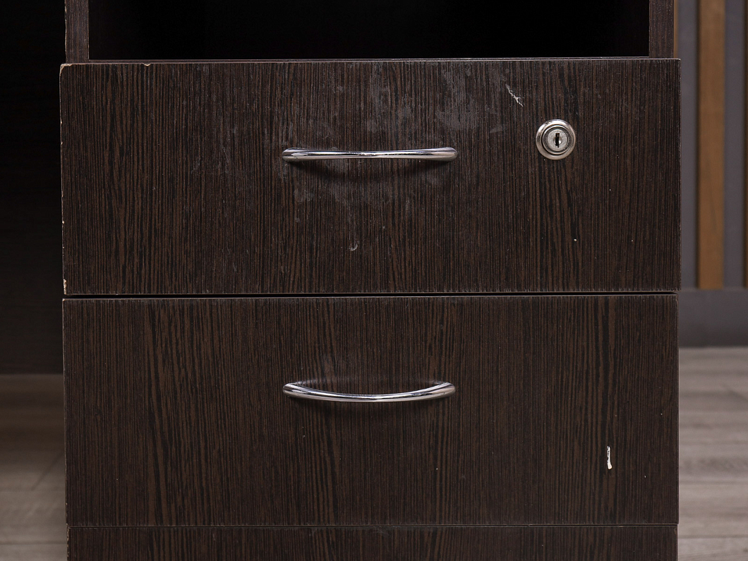 Стол с тумбой ДСП Венге Россия (2154-10075)