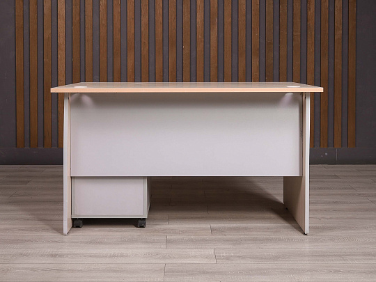 Стол с тумбой ДСП Дуб Россия