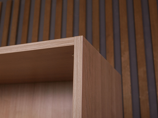 Шкаф-стеллаж для документов ДСП Ясень шимо Россия