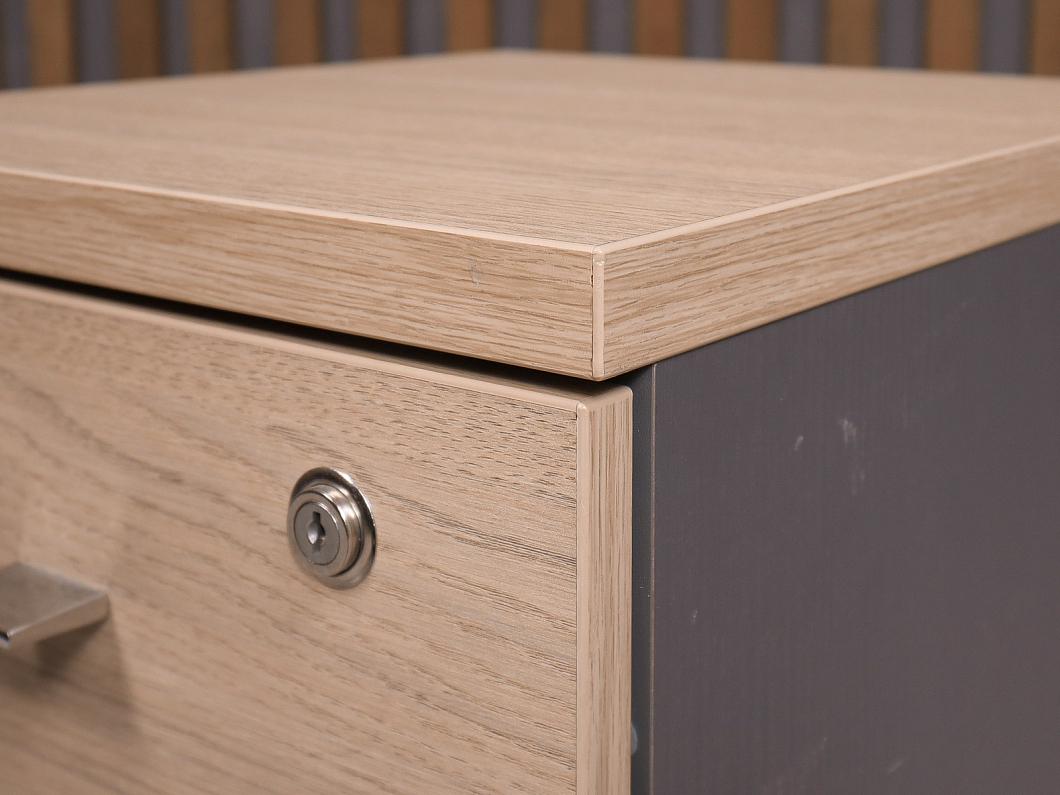 Тумба подкатная ДСП Ясень шимо Россия (24174-02105)