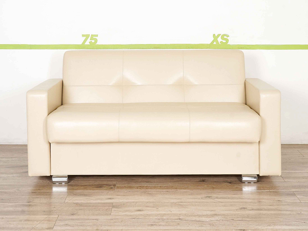 Диван 1520x850 Искусственная кожа Бежевый Россия (4166-09060)