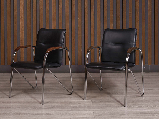 Конференц-кресло Bels Samba Искусственная кожа Чёрный Россия