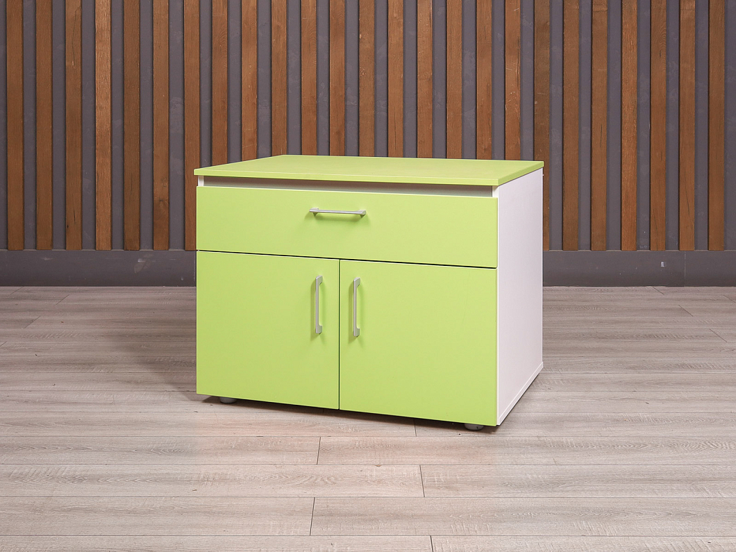 Тумба под оргтехнику ДСП Зелёный Россия (24370-22085)