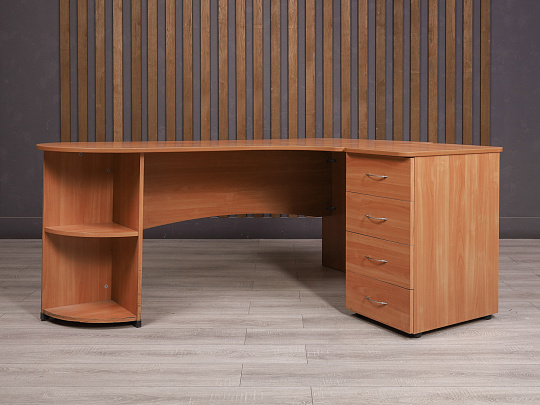 Стол с тумбой ДСП Ольха Россия