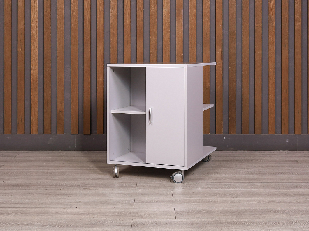 Тумба под оргтехнику ДСП Серый Россия (24351-11095)