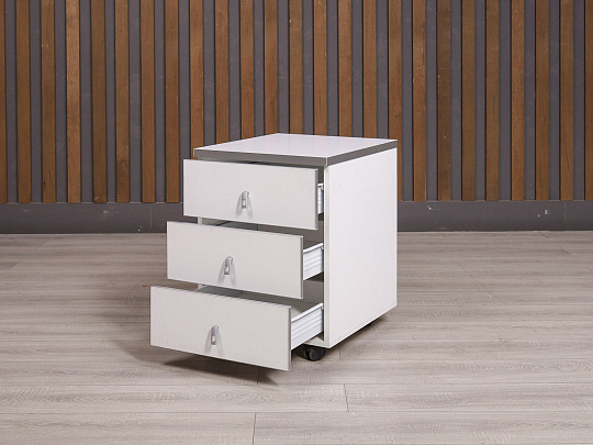 Тумба подкатная ДСП Белый Россия