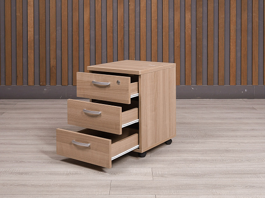 Тумба подкатная ДСП Ясень шимо Россия