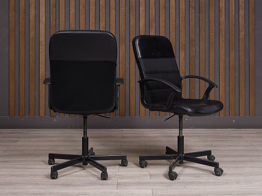 Офисное кресло IKEA Искусственная кожа Чёрный Россия