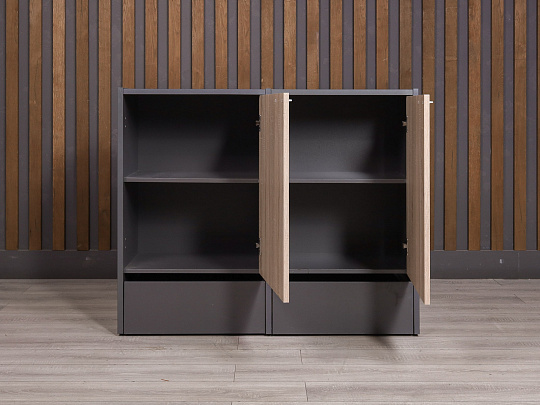 Тумба под оргтехнику ДСП Ясень шимо Россия