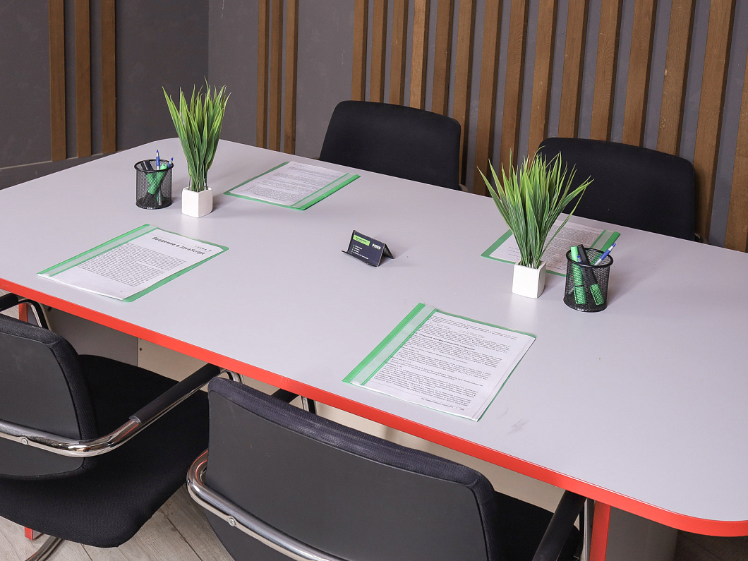 Стол для переговоров ДСП Серый Россия (1264-20045)