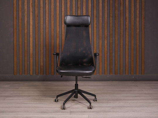 Кресло руководителя Кожа Чёрный Россия
