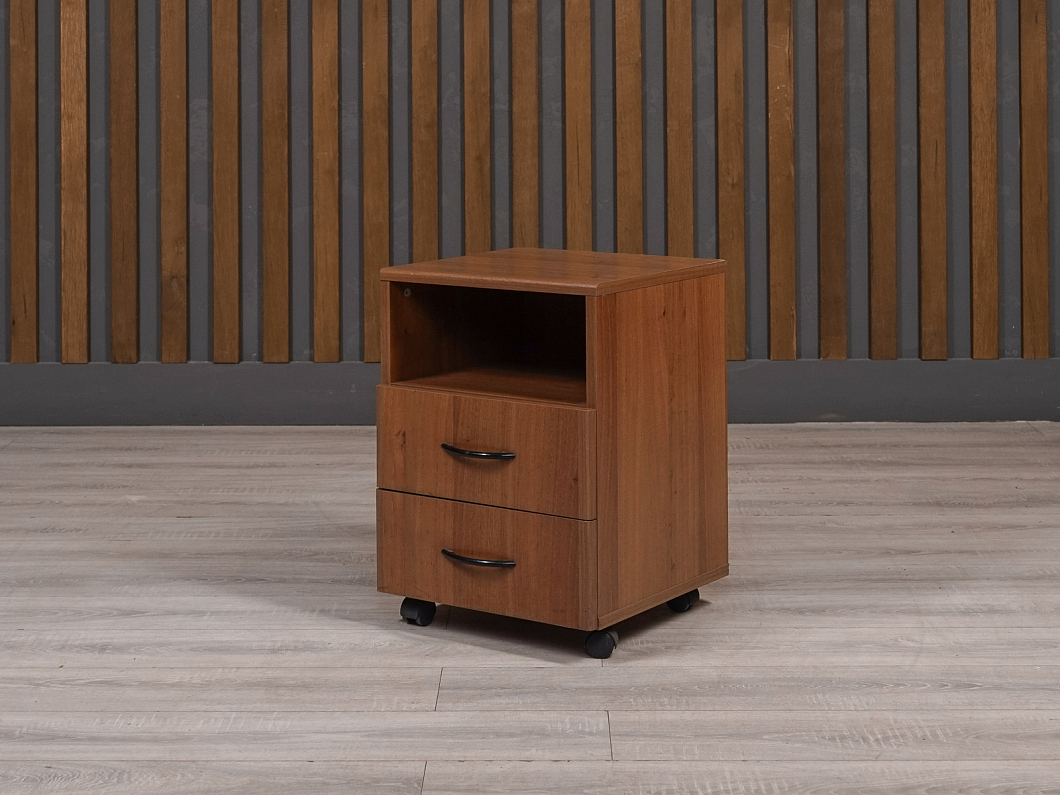 Тумба выкатная 400x380x550 ДСП Орех 2 ящика Россия (24151-29024)