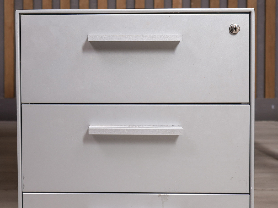 Стол с тумбой ALEA Металл Серый Италия (2164-28105)