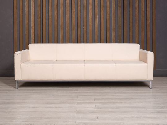 Диван ДЭФО Искусственная кожа Белый Россия