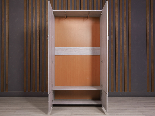 Шкаф для одежды ДСП Ясень шимо Россия