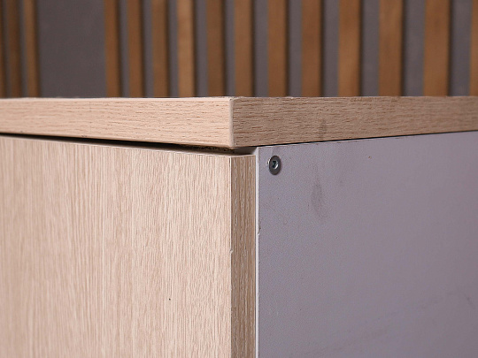 Тумба под оргтехнику ДСП Ясень шимо Россия