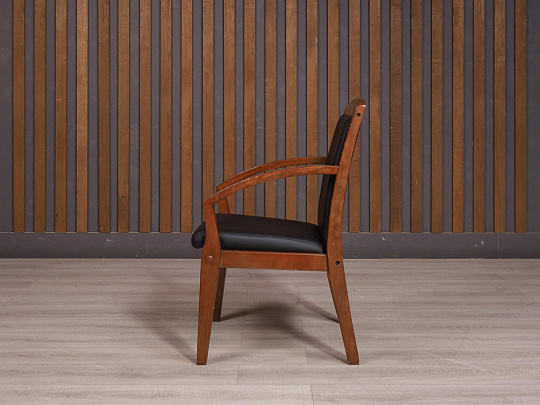 Конференц-кресло Искусственная кожа Чёрный Россия