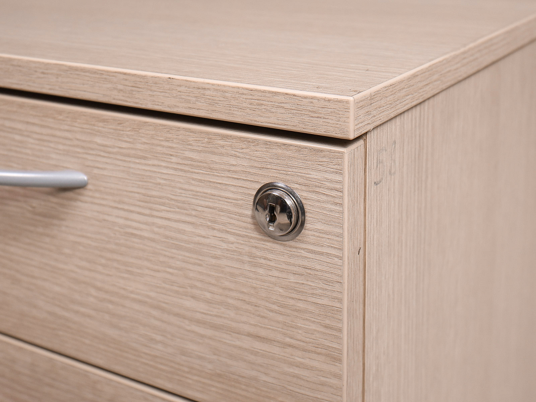 Тумба подкатная ДСП Ясень шимо Россия (241741-19115)